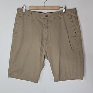 Volcom tan 36" waist shorts